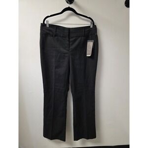 Maurices Womens Dress Pants 14 Regular Black Gray It Fit Smart Work Slacks